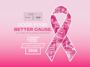 This October, The ONE Group is proud to support Breast Cancer Awareness Month and the American Cancer Society’s mission to help end breast cancer.