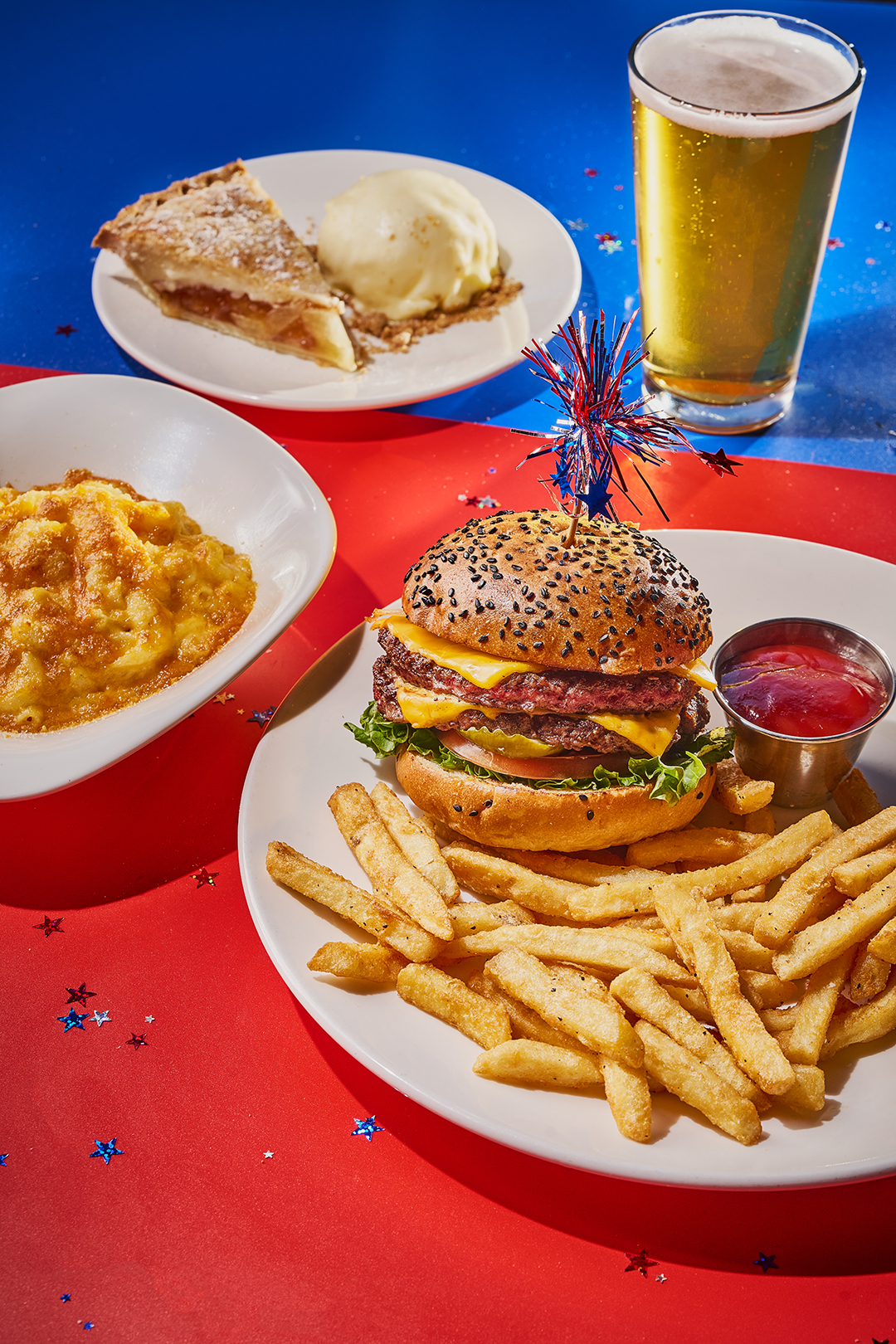 In honor of America's 250th anniversary, we're serving up patriotic flavors and incredible deals from July 3–5. Featured Specials 🍺 $2.50 American Brews Raise a glass and celebrate with select American beers for just $2.50. 🇺🇸 $17.76 All-American Meal Enjoy a classic American feast featuring: Double Cheeseburger & Fries Side of Mac & Cheese Slice of Apple Pie All for just $17.76. Celebrate Independence Day Weekend at RA Sushi Whether you're gathering with friends, kicking off your Fourth of July festivities, or simply craving an all-American meal, RA Sushi is the place to celebrate. Don't miss these limited-time food and drink specials available July 3rd through July 5th.