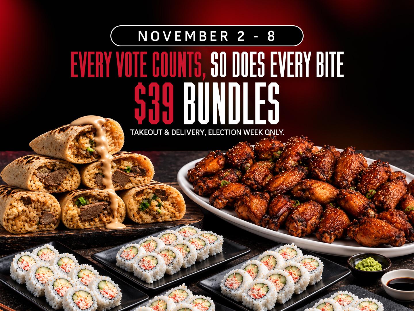 Every VOTE Counts, So Does Every Bite!